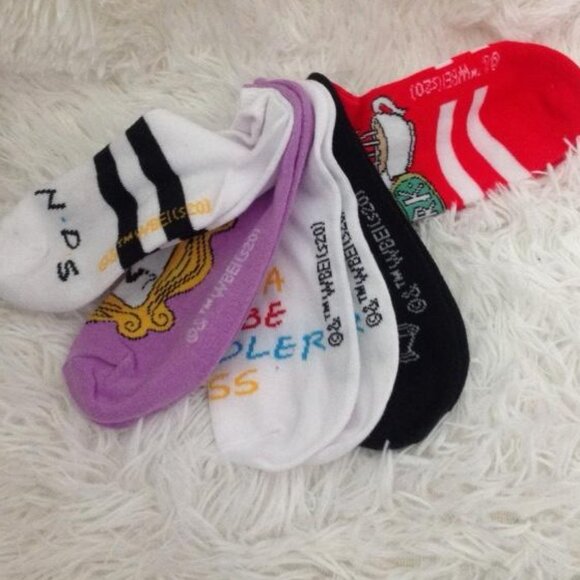Friends Low Cut Ankle Socks Pack of 5 - Picture 3 of 8